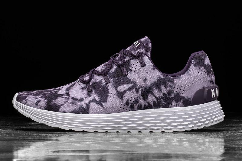 Purple Nobull Wisteria Tie-Dye Ripstop Runner Women\'s Running Shoes | CA A1703H